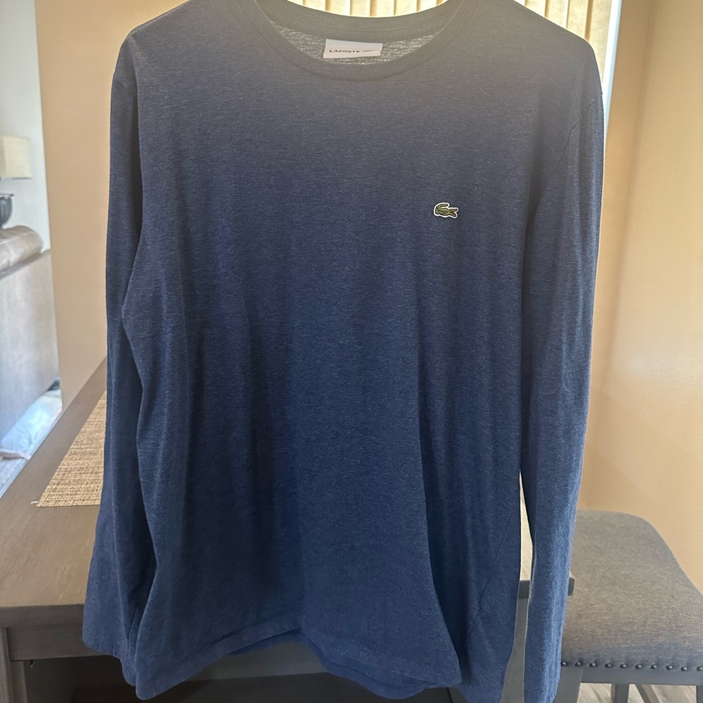 Men’s Lacoste Long Sleeve Shirt. Size L Men’s.